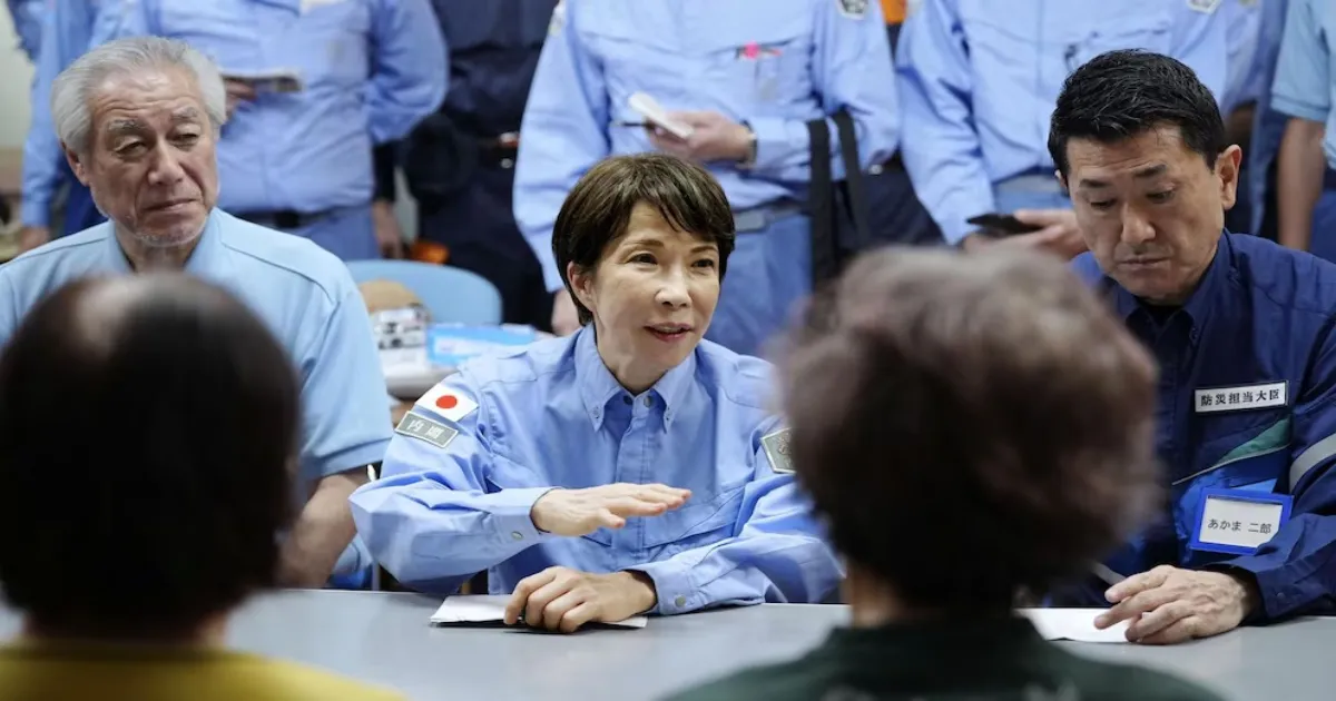 Japan PM Visits Earthquake-Affected Region To Assess Situation