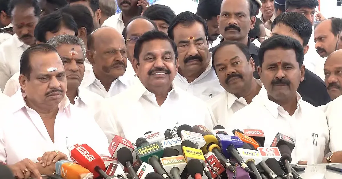 Edappadi Palaniswami Gives TVK's Maiden Budget 'Zero' Marks, Calls It A Disappointment