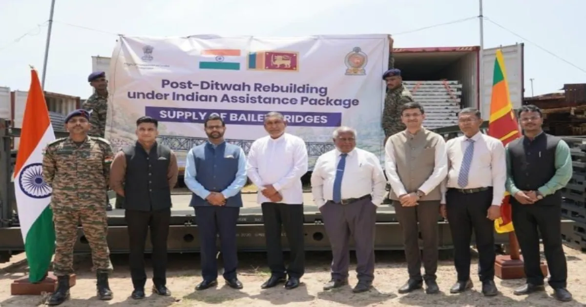 India Delivers More Bailey Bridges To Rebuild Sri Lanka Connectivity