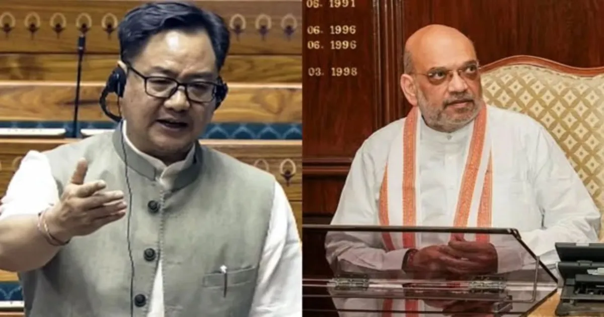 Rijiju Says Amit Shah Ready To Explain Delhi Police Action Against Protesters In Parliament