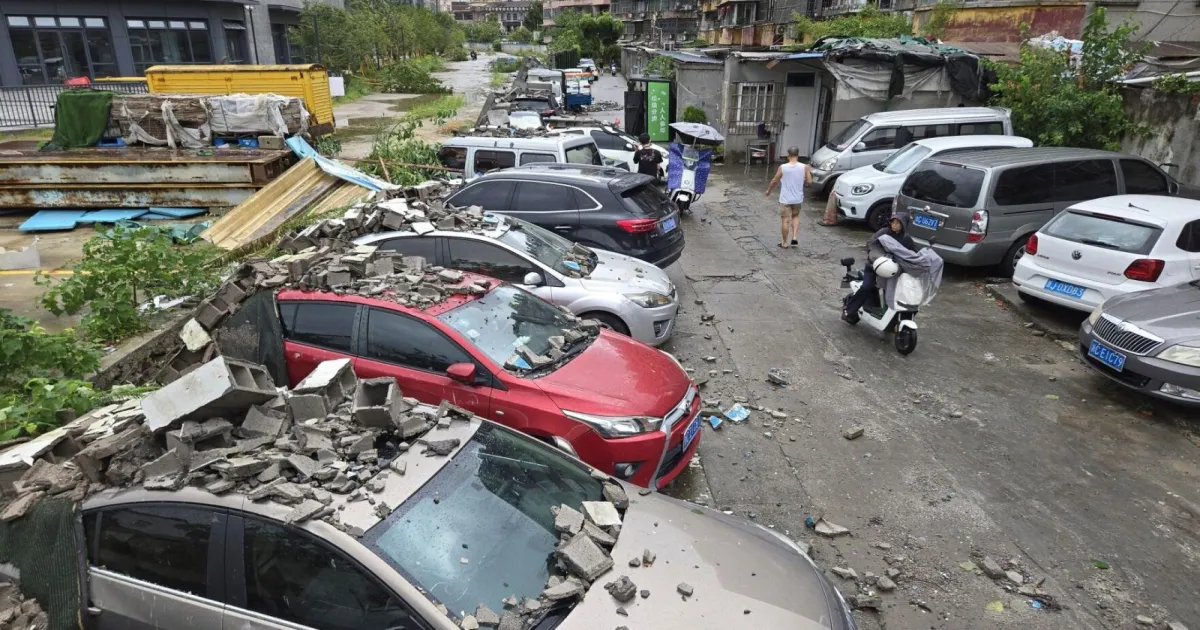 Eastern China Battles Flooding As Tropical Storm Dolphin Brings Heavy Rains And Disruption
