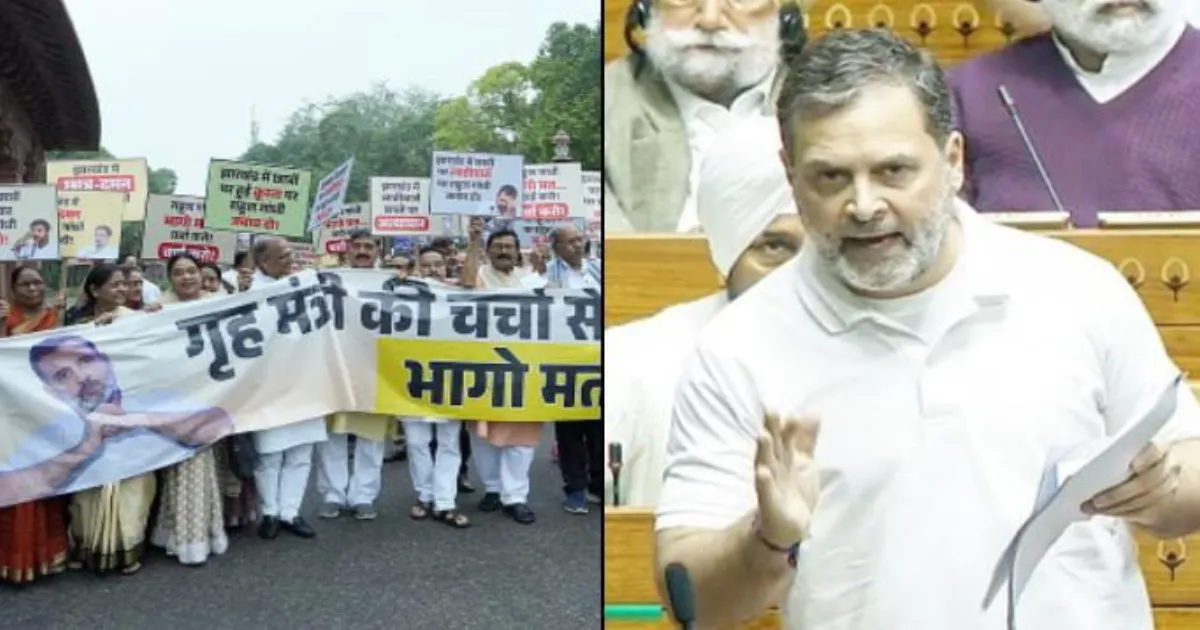 NDA Accuses Rahul Gandhi Of Avoiding Parliament Debate; Congress Hits Back