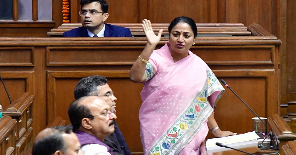 Delhi CM Rekha Gupta Tables CAG Report In Assembly On Previous Government
