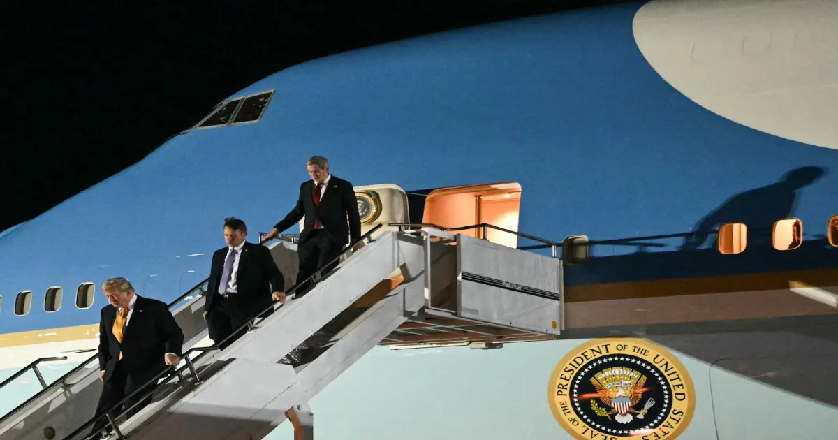 Trump Secretly Switched From Air Force One Amid Iranian Assassination Threat