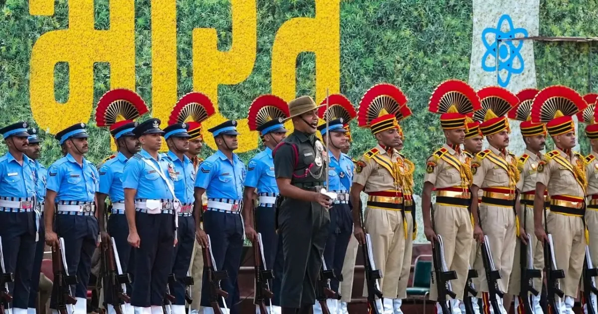Independence Day Parade Full Dress Rehearsal Held At Red Fort In Delhi
