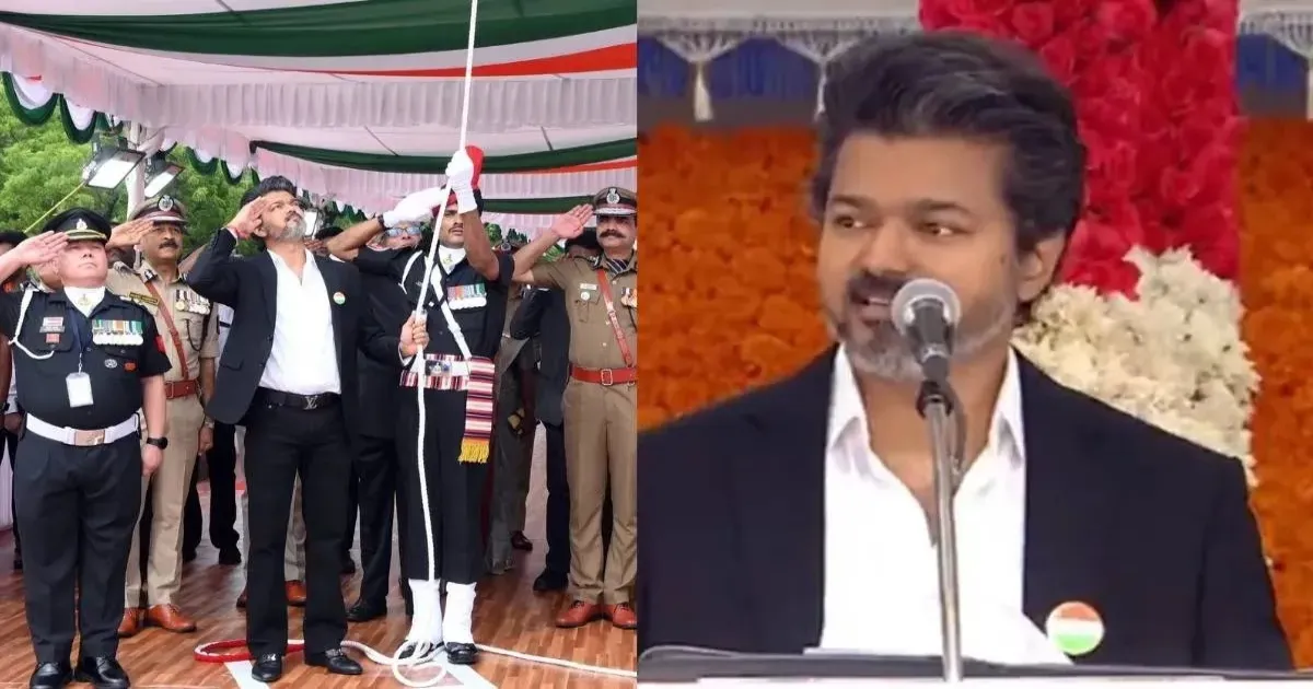 Tamil Nadu CM Vijay Addresses Gen Z in First Independence Day Speech