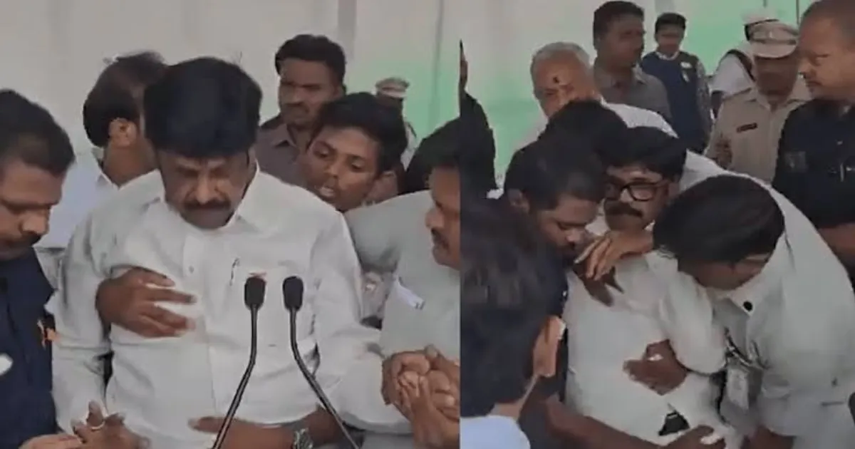 Andhra Minister Gummadi Sandhyarani Faints At Independence Day Event In Tirupati