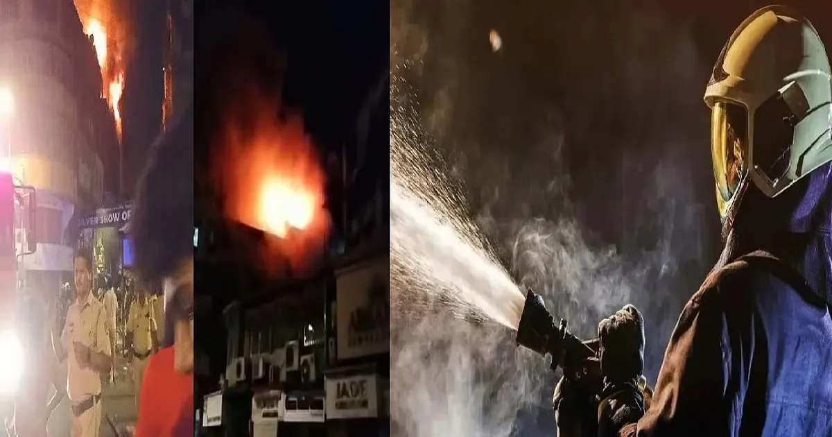 11 Rescued As Fire Breaks Out At Commercial Building In Mumbai’s Kandivali West