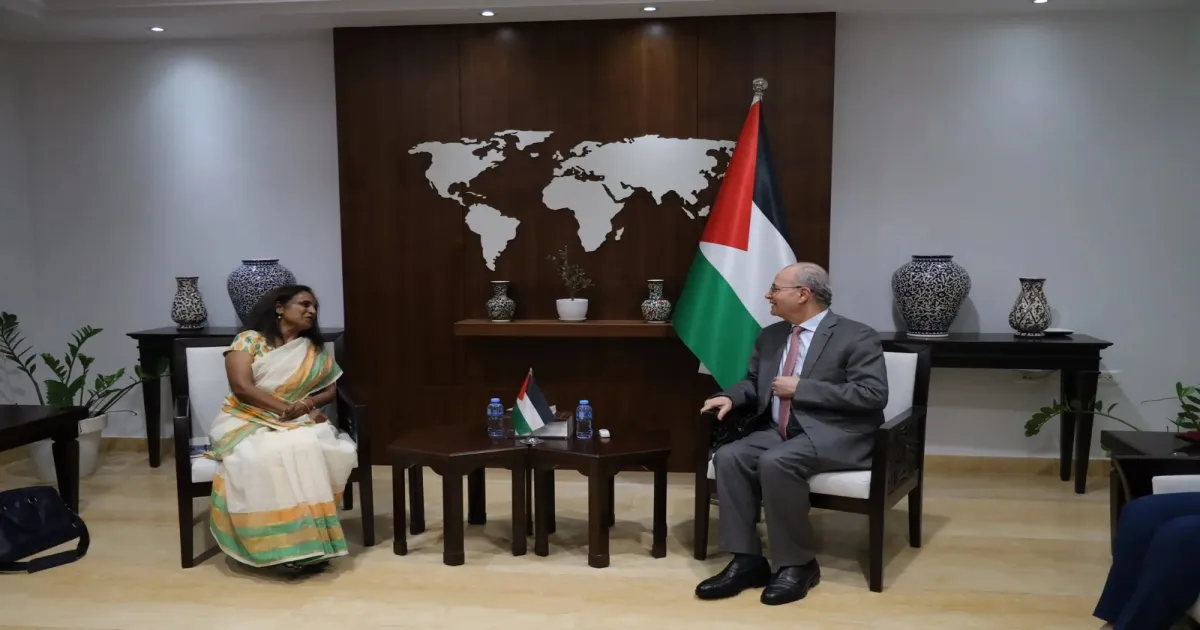 India, Palestine Review Development Cooperation In Health, Education And Capacity-Building
