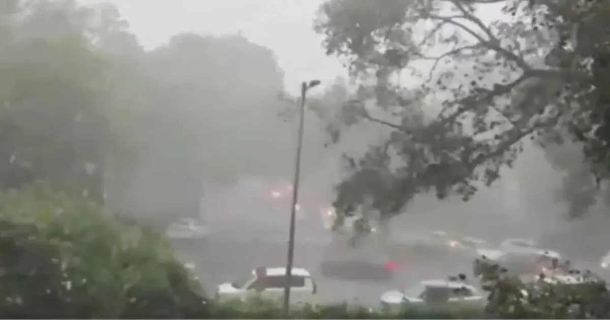 Delhi-NCR Sees Heavy Rain, IMD Warns Of Thunderstorms And Gusty Winds