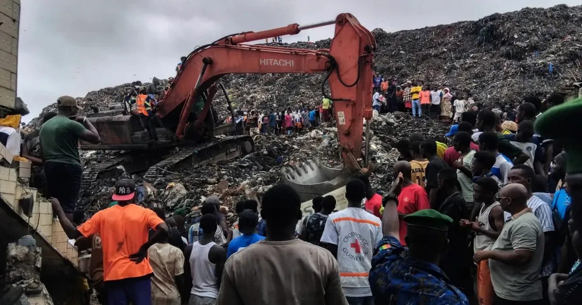 Death Toll Reaches 30 After Massive Waste Dump Collapses In Guinea's Capital