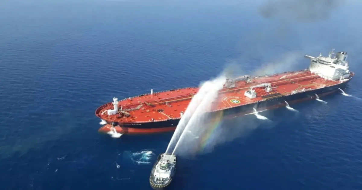 Unknown Projectile Strikes Oil Tanker Near Oman Amid Rising Strait Of Hormuz Tensions