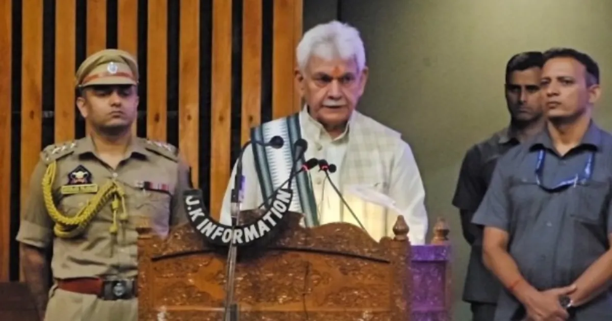 J&K L-G Manoj Sinha Urges India To Expand Quaternary Healthcare