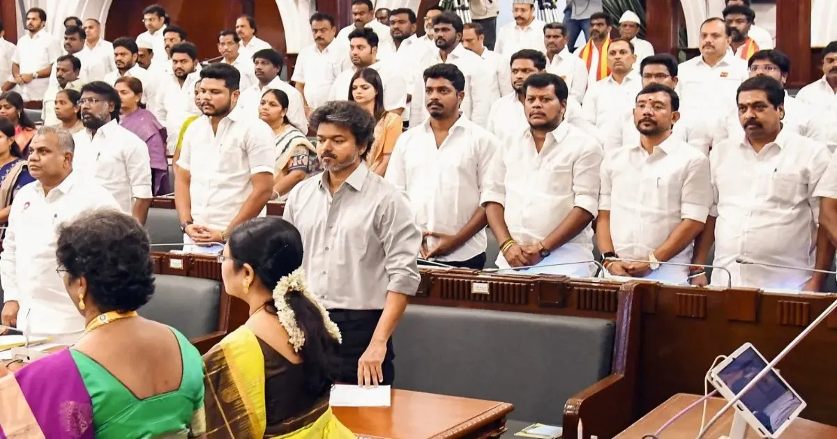 Vijay Makes First Major Seating Change In Assembly, Moves From Chief Minister’s Chair