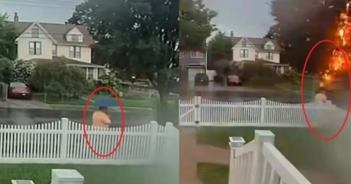 New York Man Struck By Lightning Near Home, Doorbell Camera Captures Moment