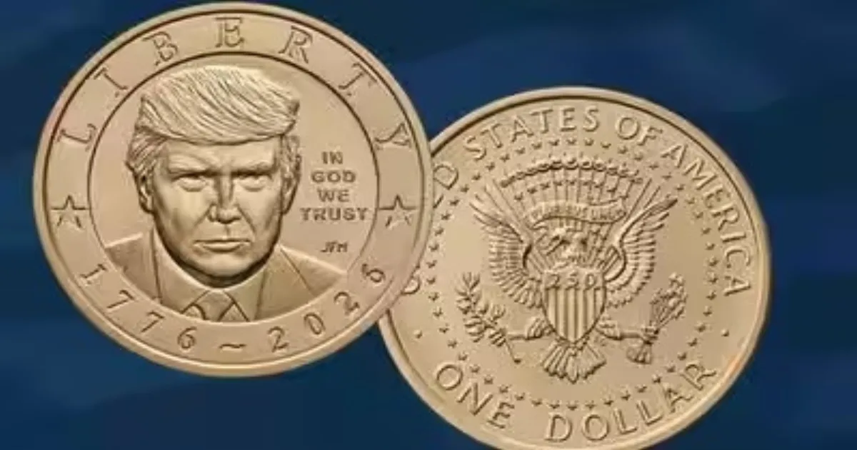 New Special One-Dollar Commemorative Coin Featuring Donald Trump Released In US