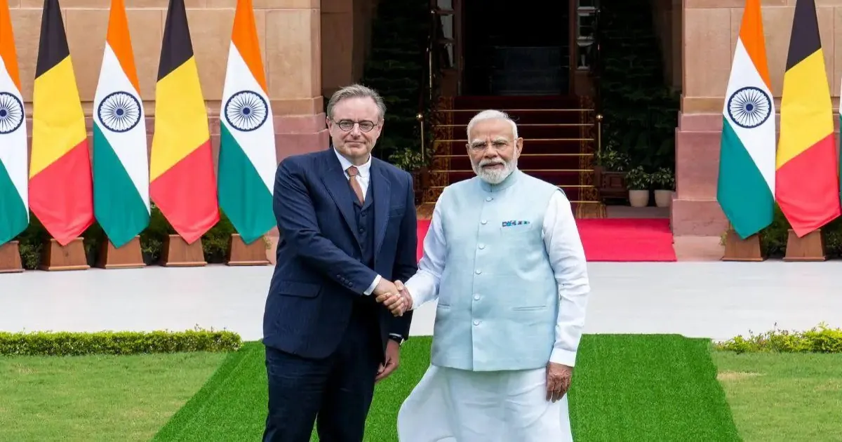 PM Modi Announces India-Belgium Goal To Double Bilateral Trade In Five Years