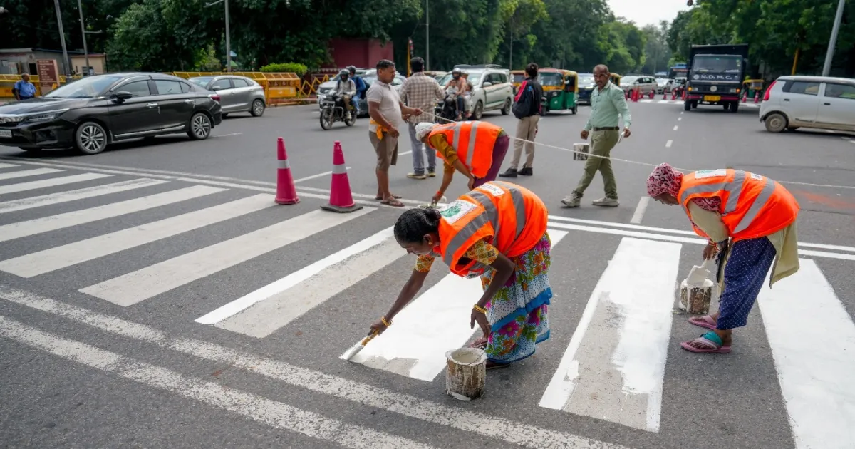 Delhi Prepares For BRICS With Road Repairs, Beautification, Toilets And 154 Digital Screens