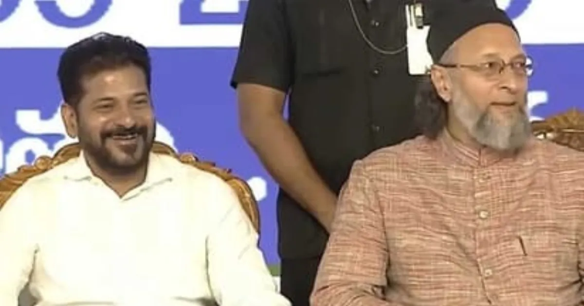  Revanth Reddy And Asaduddin Owaisi Balance Strategic Cooperation Despite Public Rivalry
