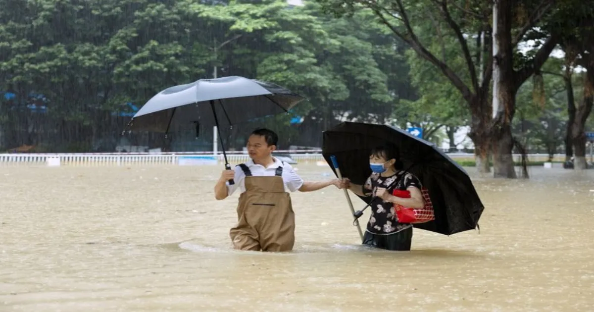 China Mudslide Kills Two, 10 Missing After Heavy Rain From Typhoon Saudel