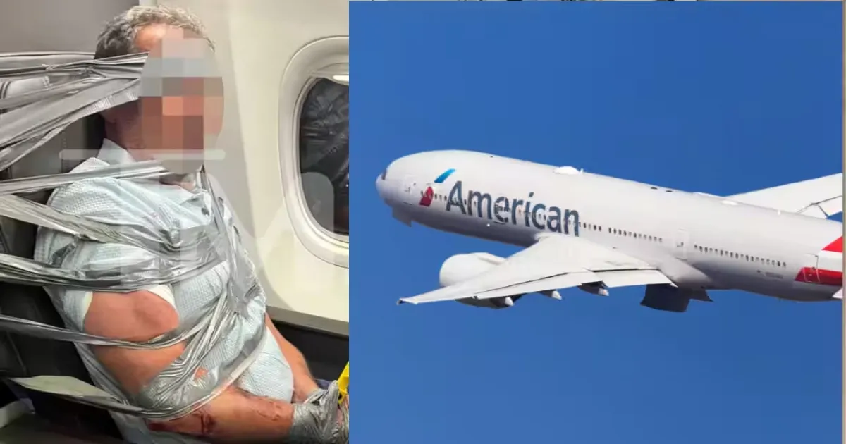 Flight Crew and Travelers Use Tape to Subdue Violent Passenger on DFW-to-Newark Flight