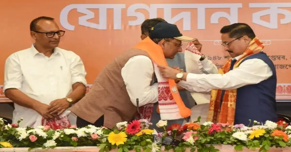 Former Assam Bureaucrat Debasish Sharma And Two Journalists Join BJP Before Bypoll