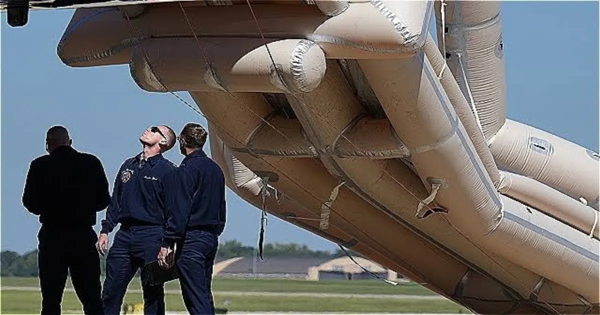 Trump’s Qatar-Gifted Air Force One Delayed After Emergency Slide Accidentally Deploys