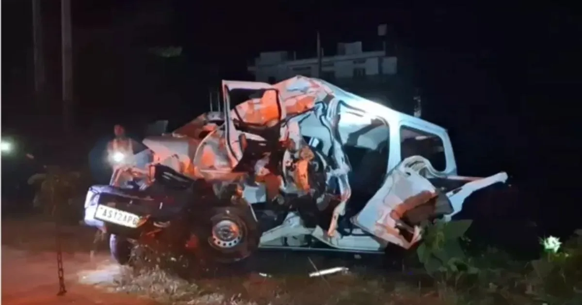 Five Killed In Assam’s Sonitpur After Van Collides With Truck, Triggering Fatal Road Accident