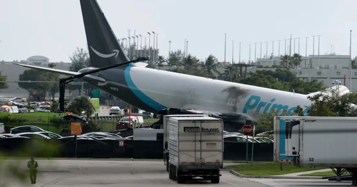 Amazon Halts 21 Air Cargo Flights After Deadly Miami Crash Raises Fresh Aviation Safety Concerns