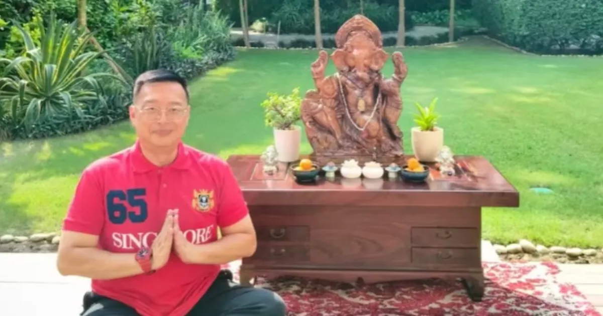 Singapore Envoy Observes Ganesh Chaturthi, Wishes Peace And Prosperity