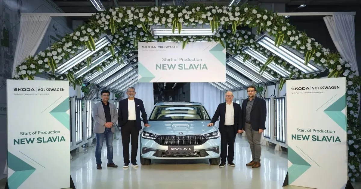 2026 Skoda Slavia Facelift Production Starts In Pune Ahead Of Launch