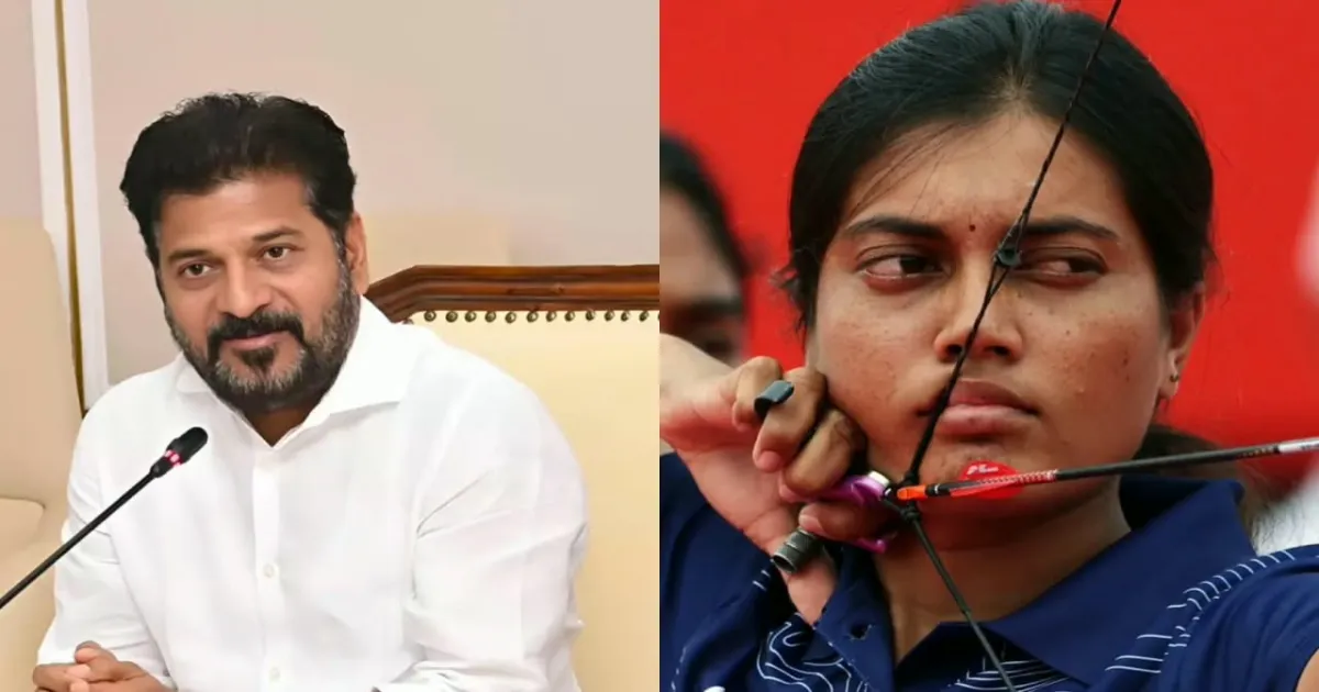 Telangana CM Revanth Reddy Congratulates Chikitha For Two Asian Games Gold Medals
