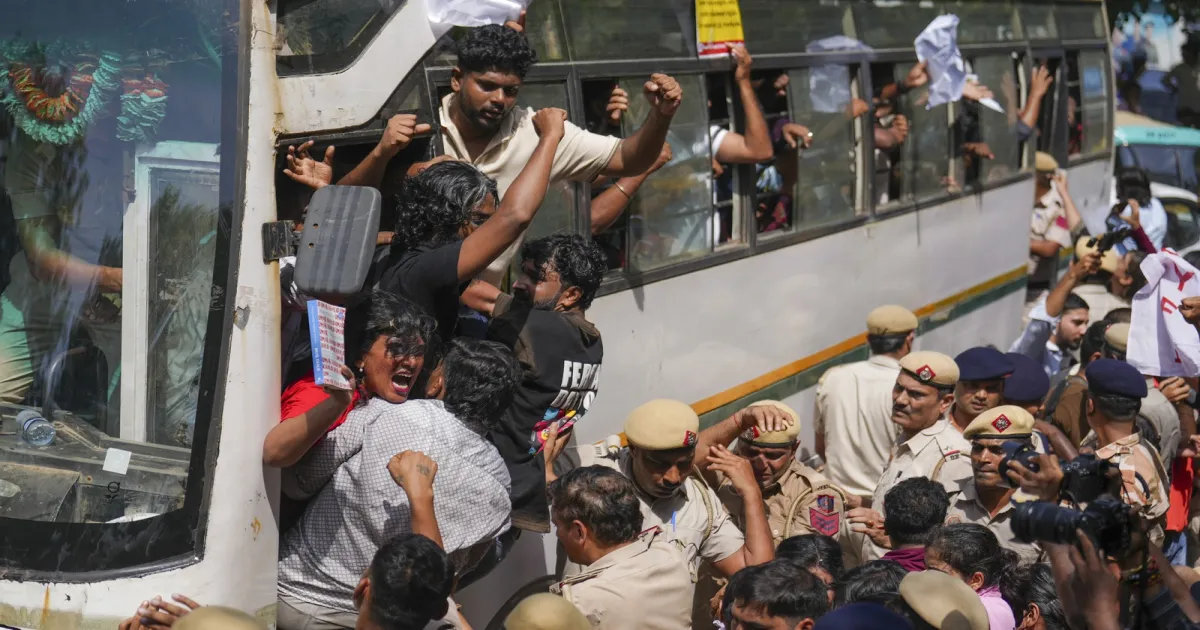CEC Protest: Atishi, Bharadwaj, Sanjay Singh And Students Among 700 Detained In Delhi