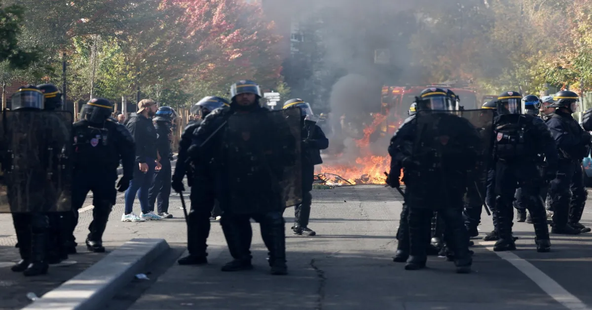 French Government Links Protest Violence To Radical Left As School Unrest Escalates Nationwide