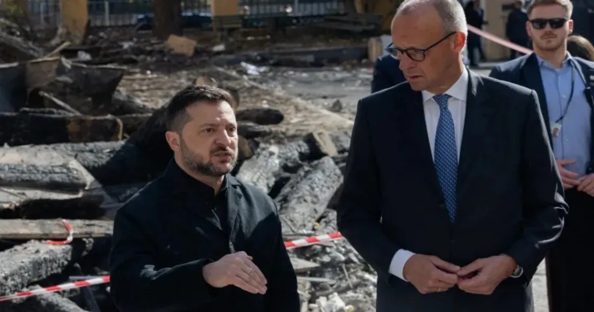 German Chancellor Friedrich Merz Visits Kyiv Amid Intensifying Russian Attacks