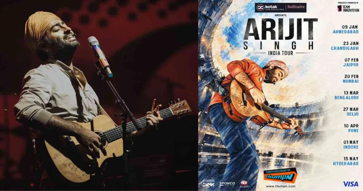 Arijit Singh Announces 9-City India Tour To Mark 20 Years In Music
