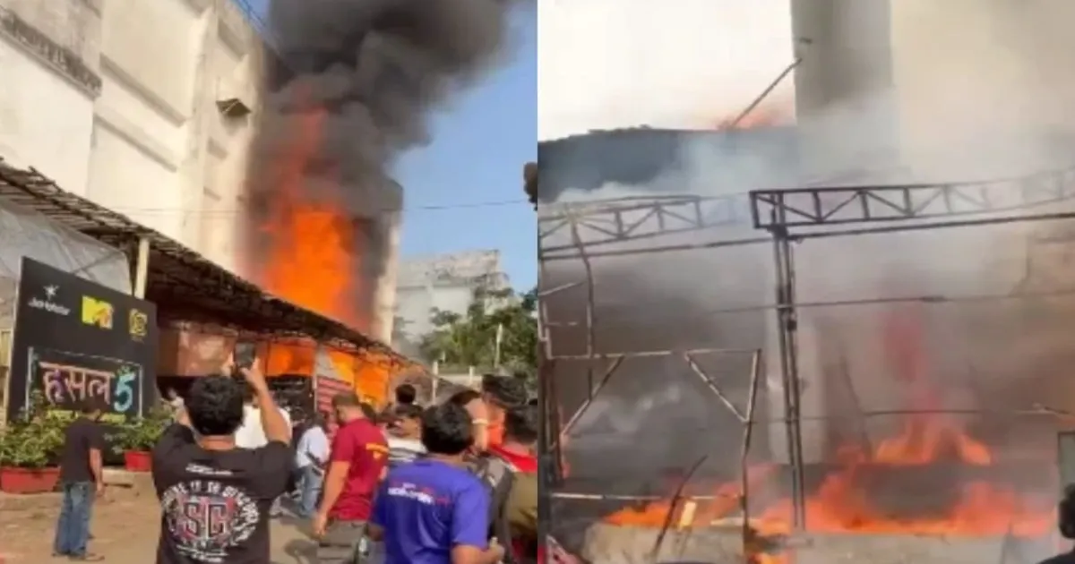 Fire Reported Near Pati Patni Aur Panga, Hustle Sets; Teams Confirm No Casualties