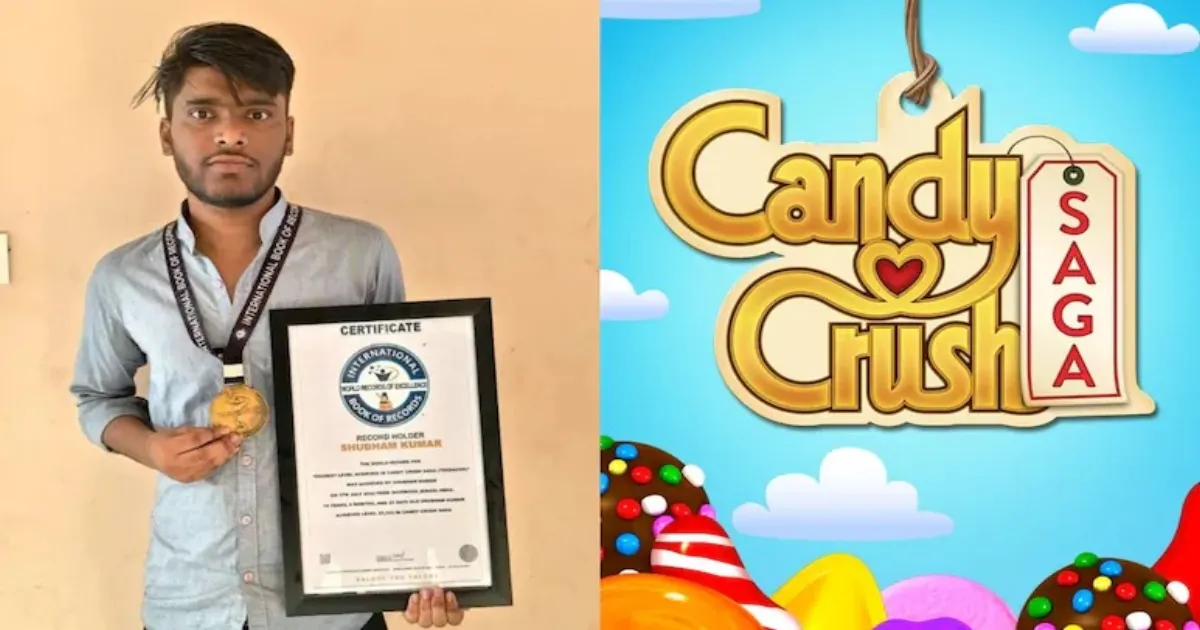 Bihar’s Shubham Kumar Reaches Candy Crush Level 22,222, Earns International Record Recognition