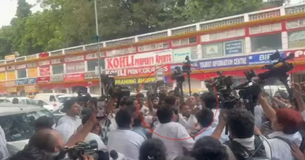 Man Assaulted After Pro-Modi Slogan At Opposition Protest In Delhi