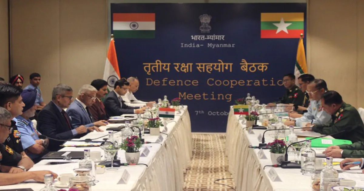 India And Myanmar Review Defence Initiatives With Focus On Training And Security