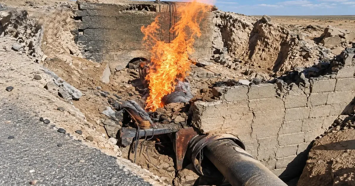 Syria's Northeast Oil Pipeline Damaged In Sabotage, Disrupting A Crucial Route For Energy Supplies