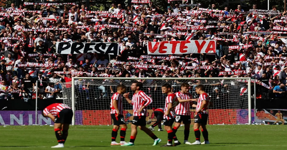 Rayo Vallecano Match Suspended After Fans Protest Against Club President