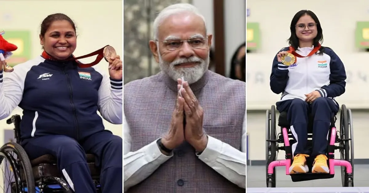 PM Modi Congratulates Mona Agarwal, Avani Lekhara After Asian Para Games Success