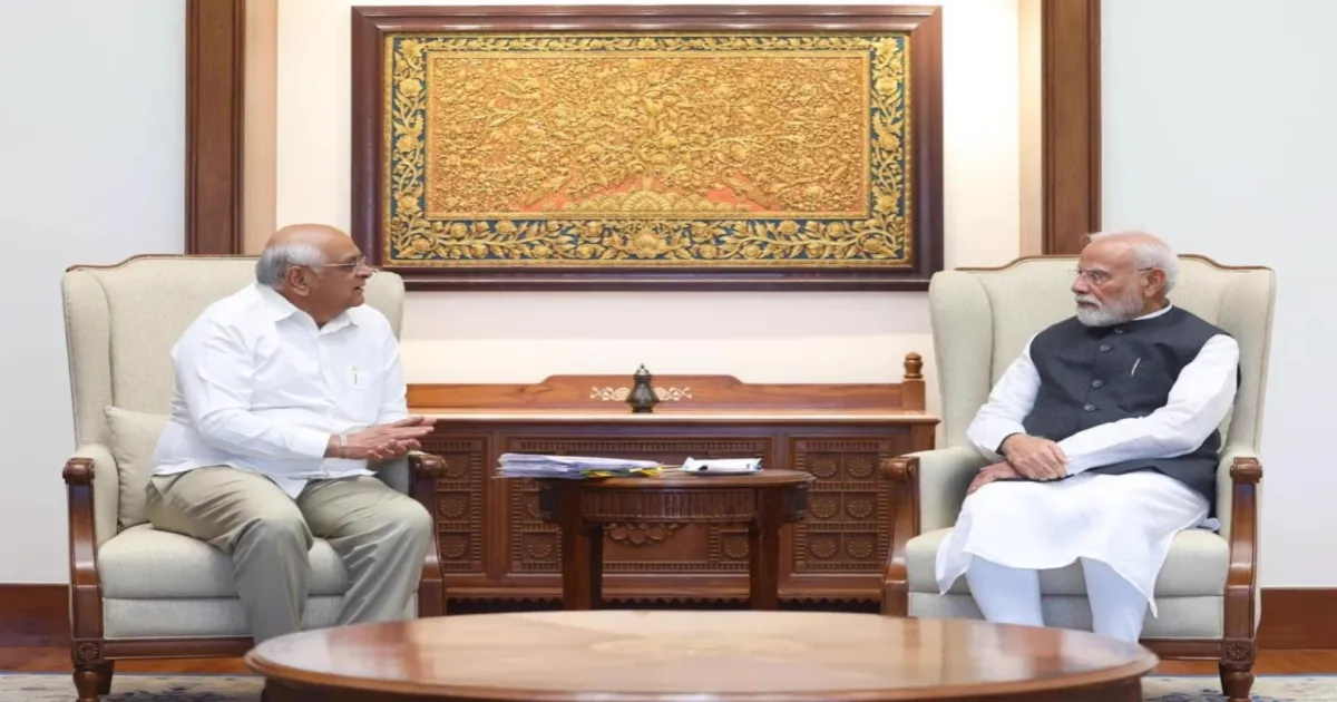 Gujarat Chief Minister Meets PM Modi, Emphasises State And National Development