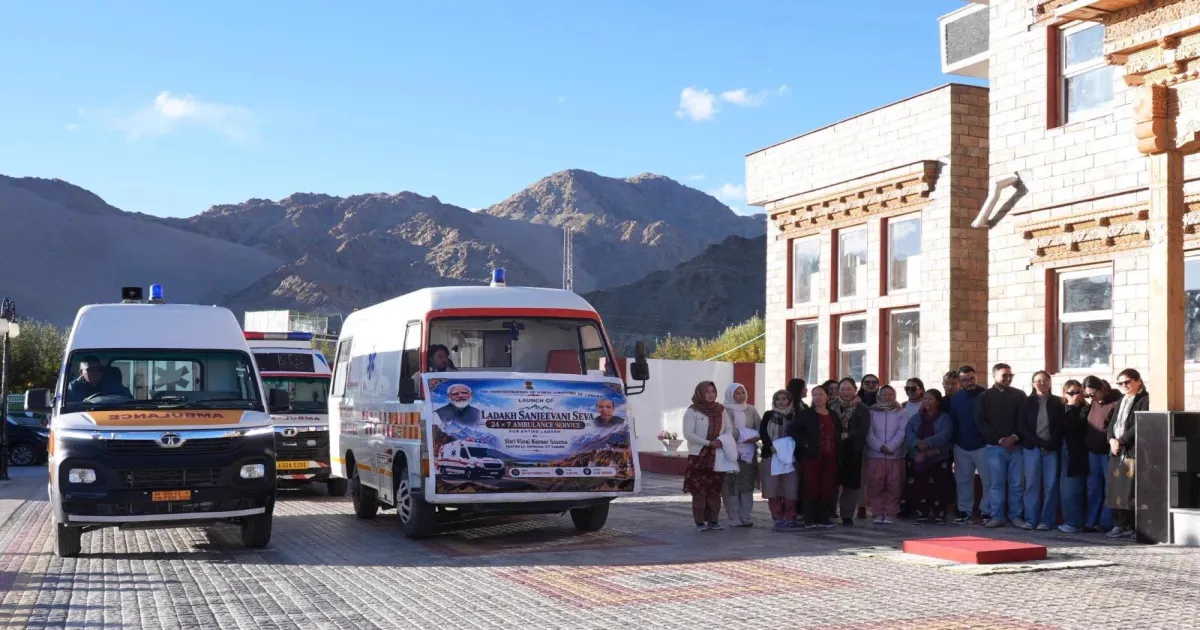 Ladakh Deploys 73 Emergency Vehicles To Improve Healthcare Access In Isolated Settlements