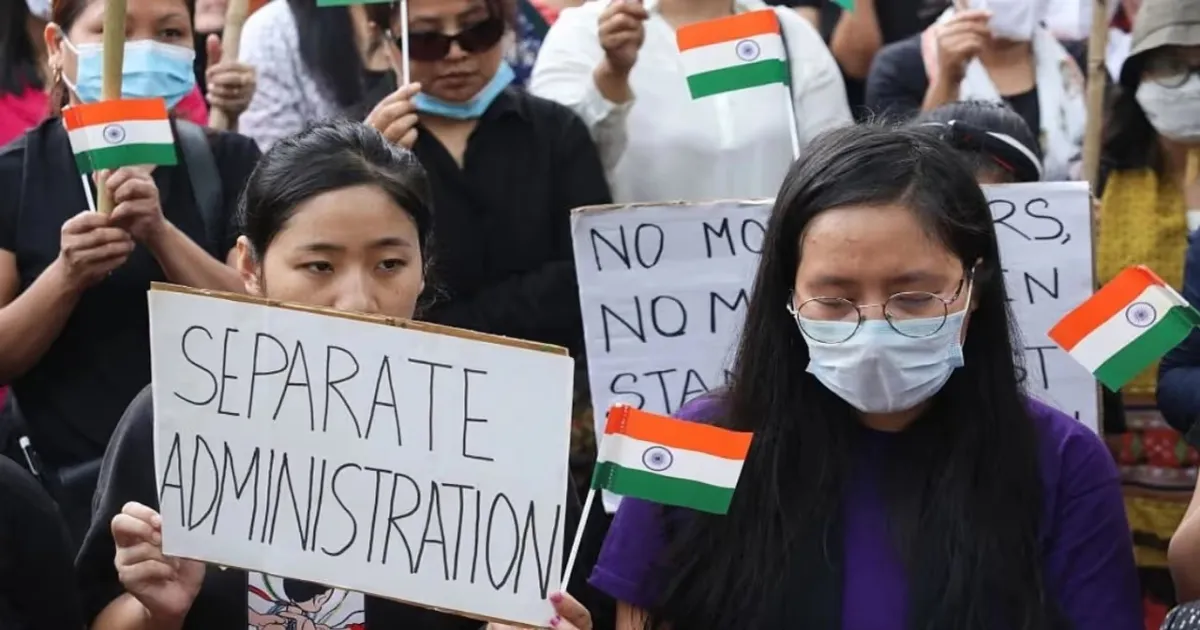 ‘Political, Not Security Issue’ Kuki-Zo Women Demand President’s Rule In Manipur