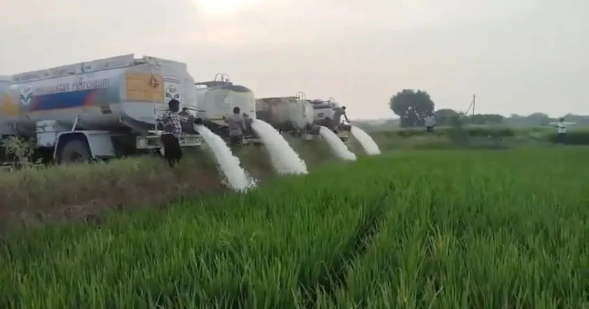 Telangana Farmers Depend On Water Tankers As Dry Spell Puts Crops At Risk