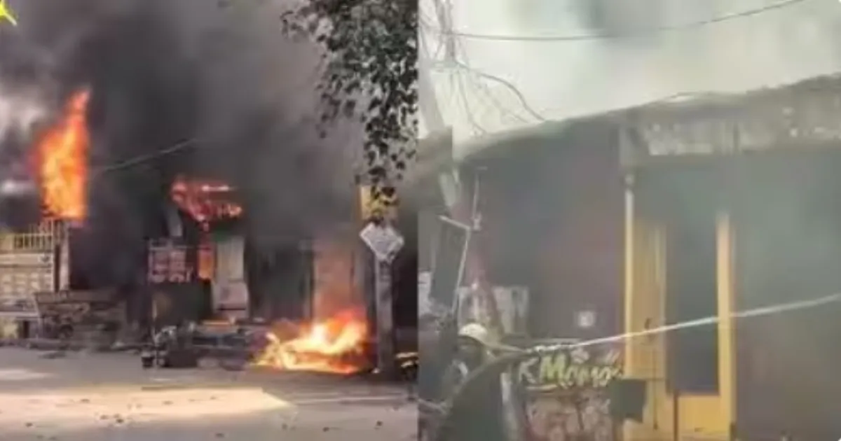 Noida Blaze Leaves One Dead, Destroys Five Shops As Police Evacuate Nearby Streets