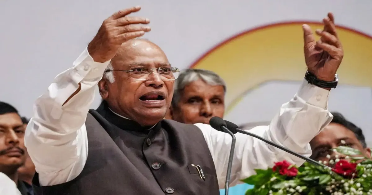 Kharge Accuses Modi Government Of Protecting Gyanesh Kumar Through Every Possible Tactic