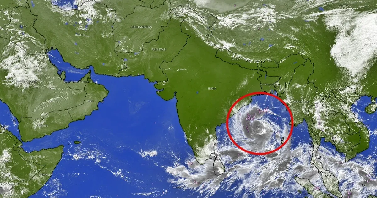 Andhra Pradesh Monitors Cyclone Arnab As Satellite Images Reveal Storm’s Intensifying Movement